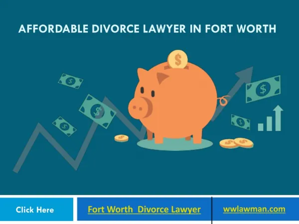 Affordable Divorce Lawyer In Fort Worth