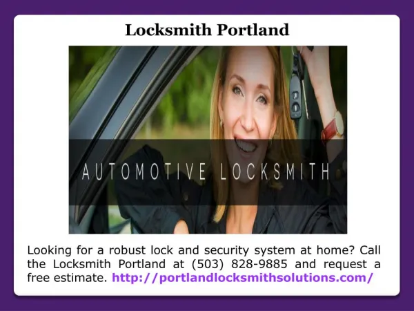 Locksmiths in Portland OR