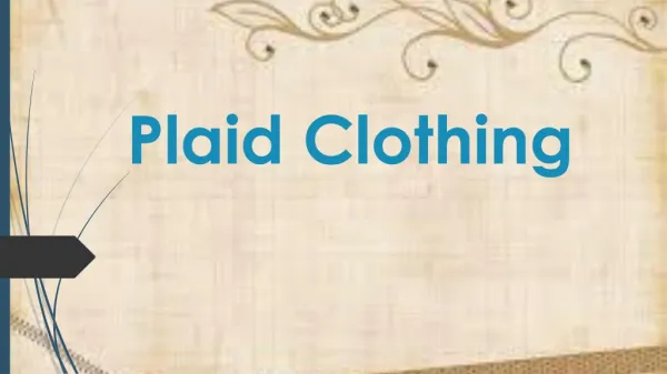 plaid clothing