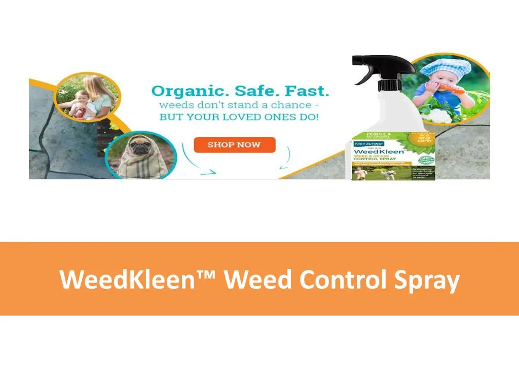 weedkleen weed control spray