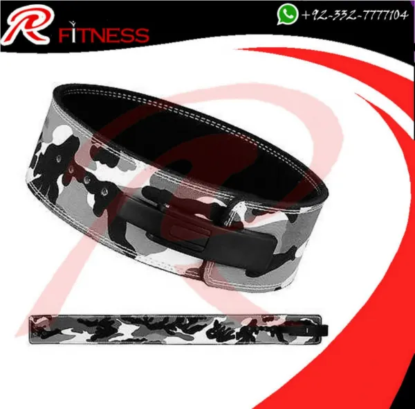 Powerlifting Belts Pakistan | Custom Leather Weightlifting Lever Belts | RC Fitness Wear