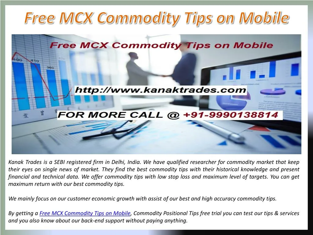 free mcx commodity tips on mobile