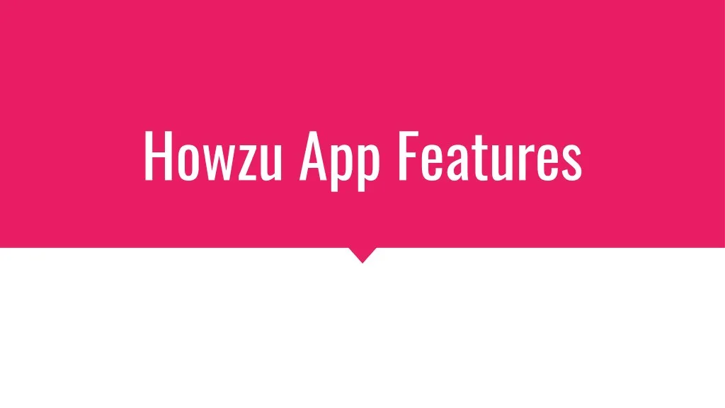 howzu app features