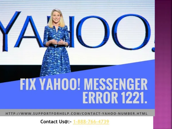 Fix Yahoo! Messenger Error 1221