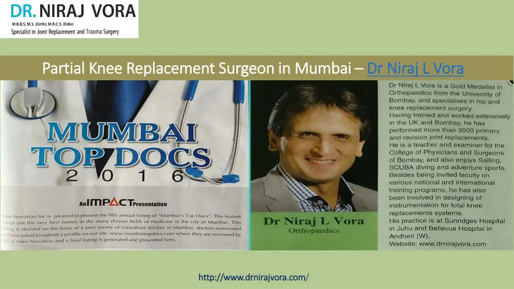 partial knee replacement surgeon in mumbai