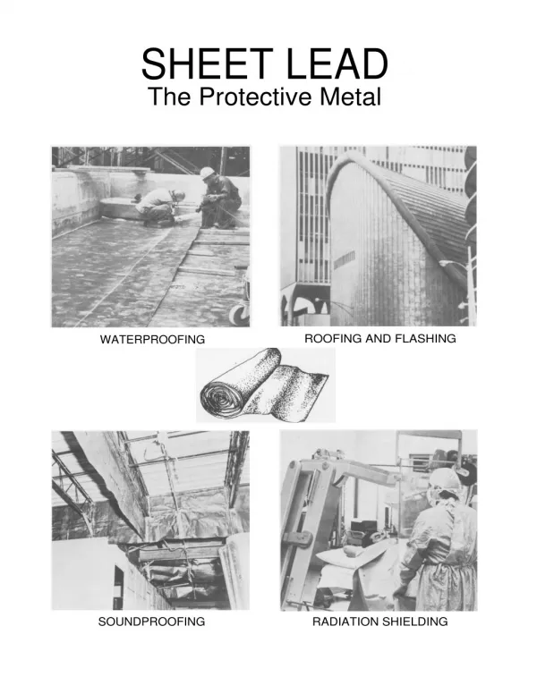 Use of Sheet Lead as the Protective Shielding