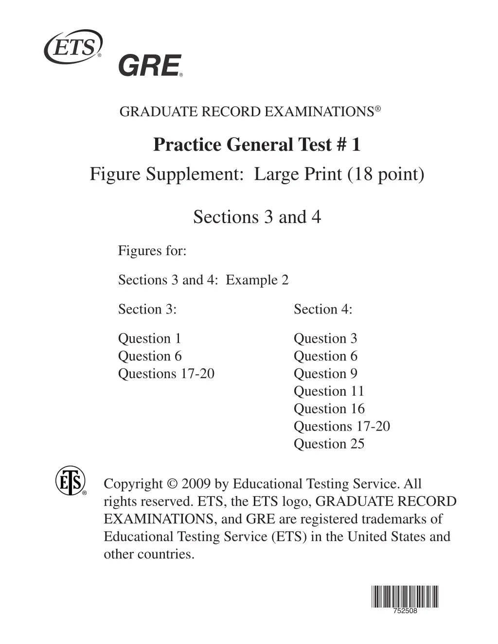 graduate record examinations