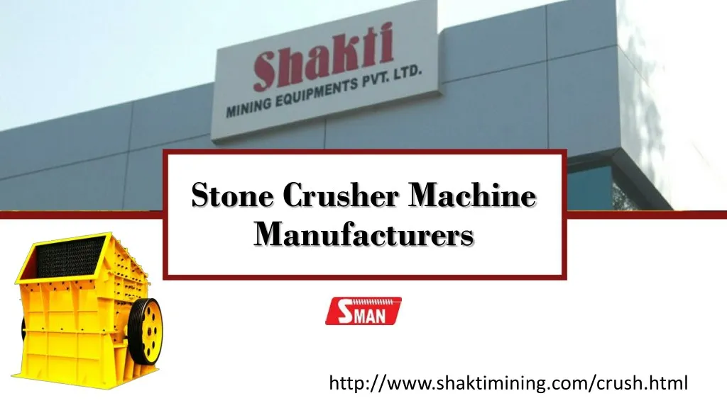 stone crusher machine manufacturers