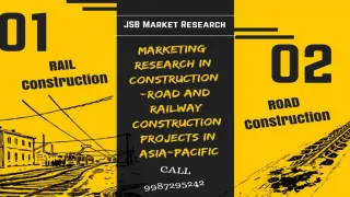 Construction Market Research - Road and Railway Construction Projects in Asia-Pacific - slide 1