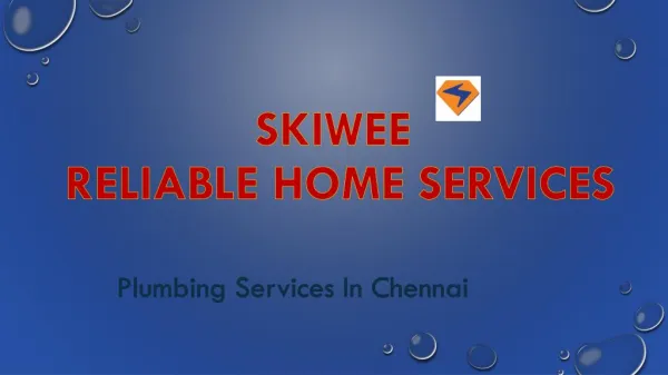 Plumbing services in chennai