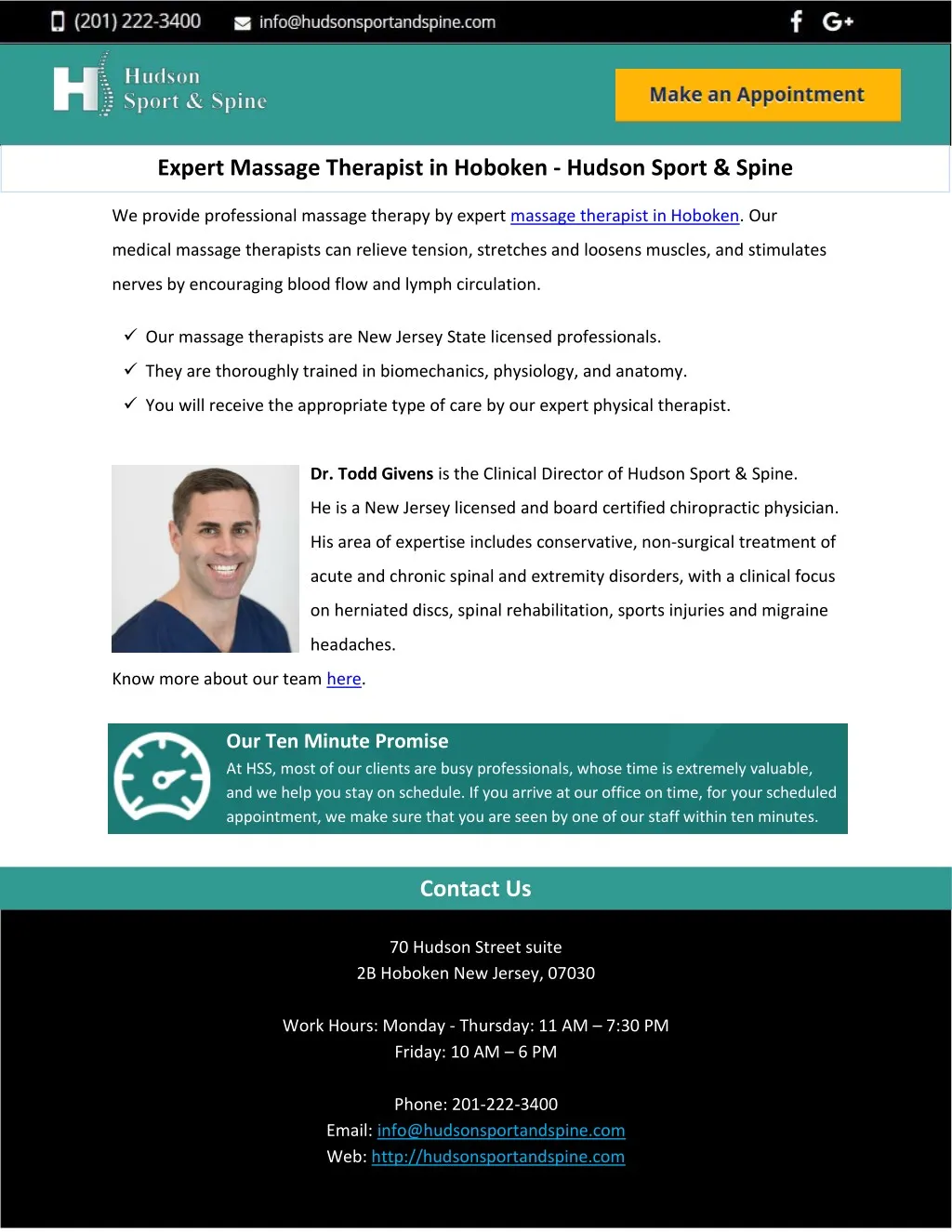 expert massage therapist in hoboken hudson sport