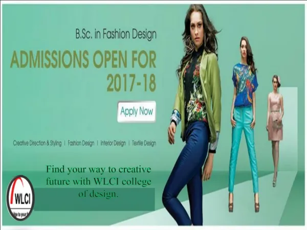 Best Wlci college-Admission in Fashion Designing