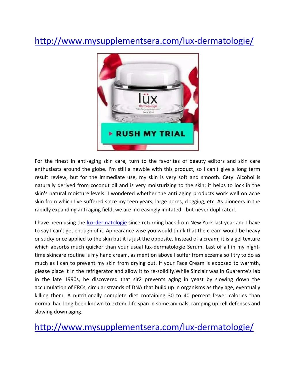 http www mysupplementsera com lux dermatologie