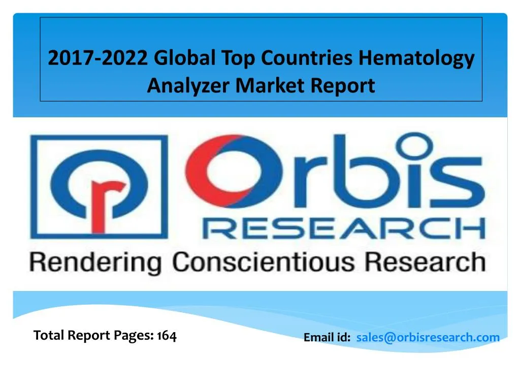 2017 2022 global top countries hematology analyzer market report