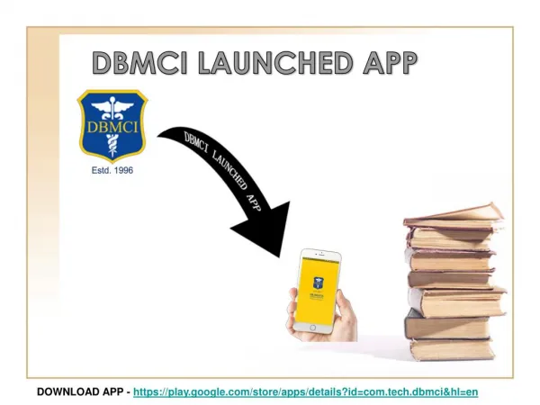 DBMCI has launched its new mobile Apps