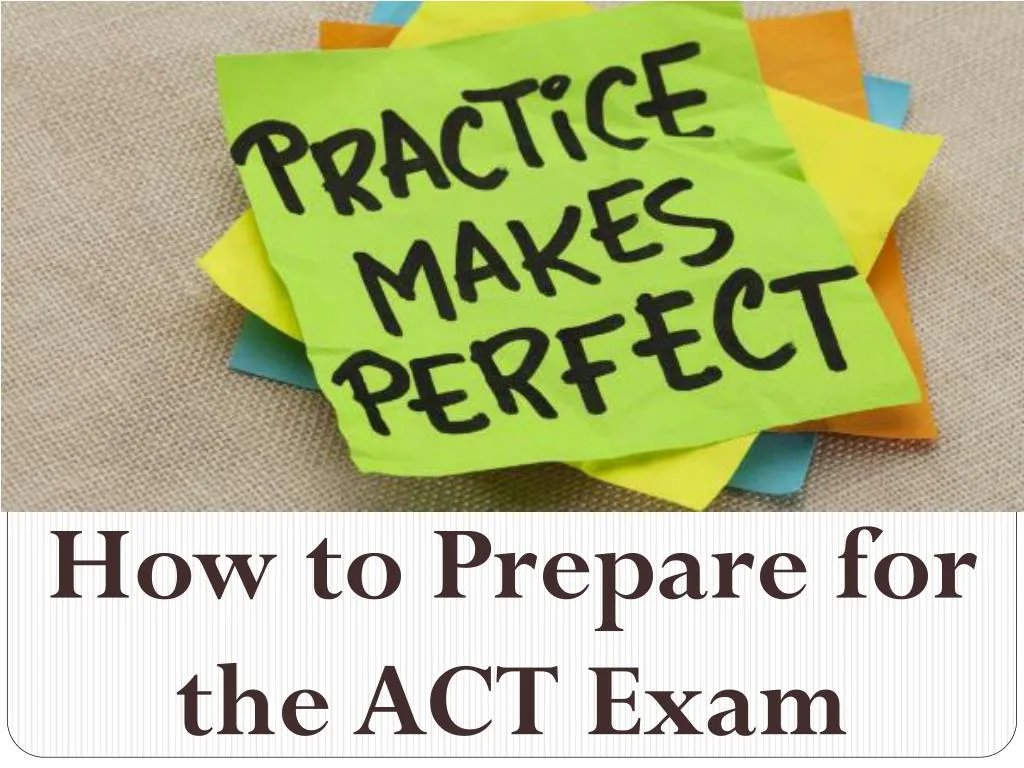 how to prepare for the act exam