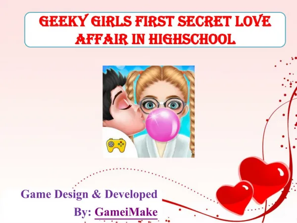 Geeky Girls First Secret Love Affair In Highschool