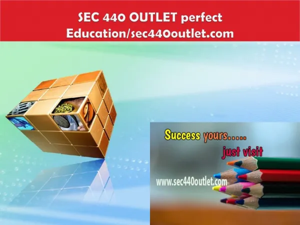 SEC 440 OUTLET perfect Education/sec440outlet.com