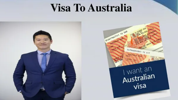 Visa To Australia