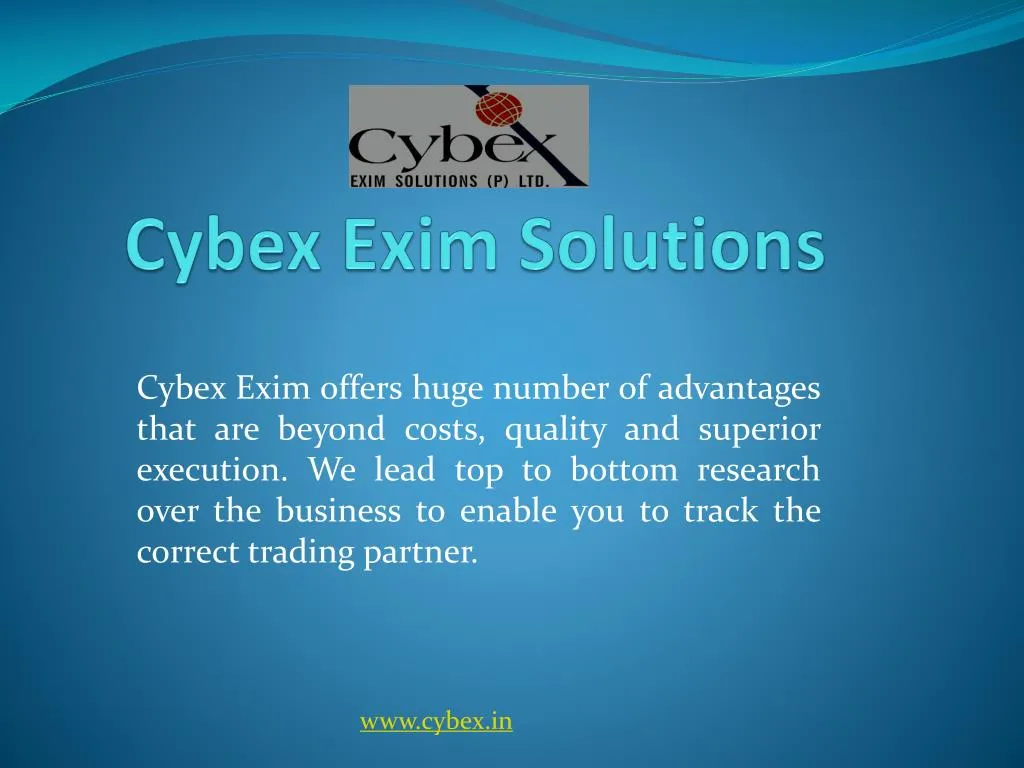 cybex exim solutions