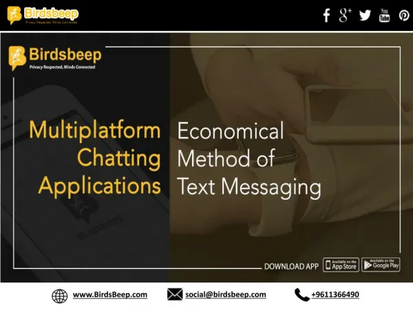 Multiplatform Chatting Applications: Economical Method Of Text Messaging