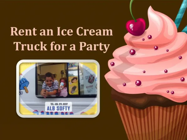 Rent an Ice Cream Truck for a Party