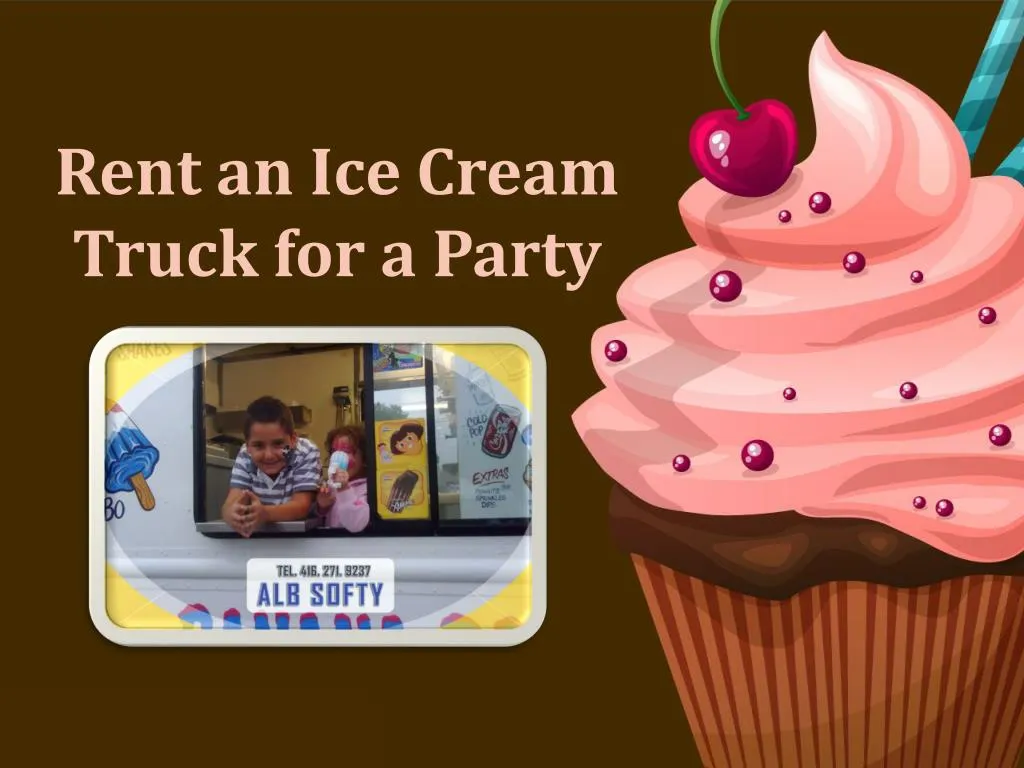 rent an ice cream truck for a party