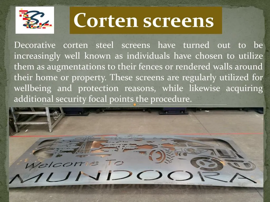 corten screens