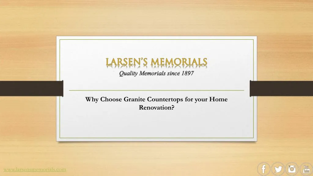 why choose granite countertops for your home renovation