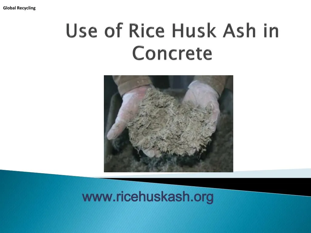 use of rice husk ash in concrete