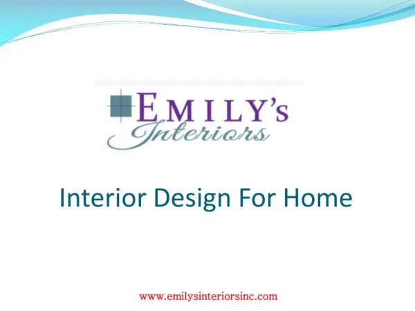 Interior Design For Home