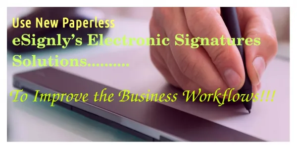 Environment Friendly Electronic Signatures