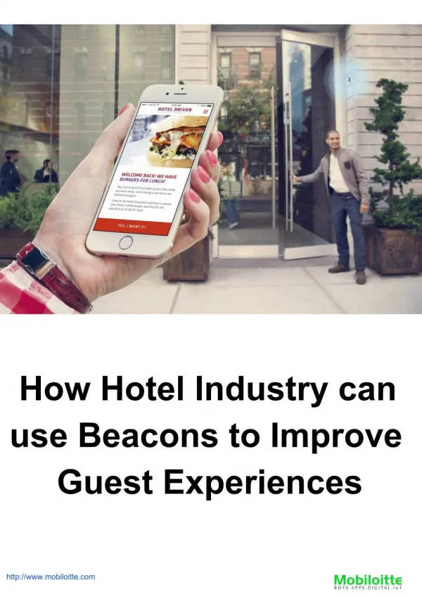 How Hotel Industry can use Beacons to Improve guest Experiences