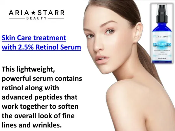 2.5% retinol serum effective skin care formula