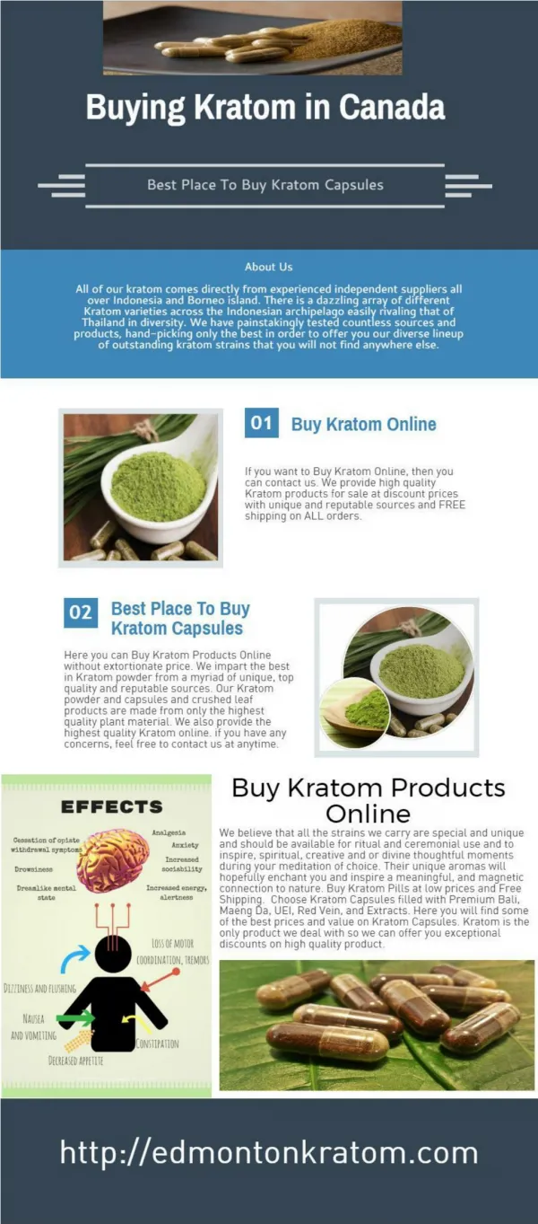 Buying Kratom in Canada At Affordable Rates
