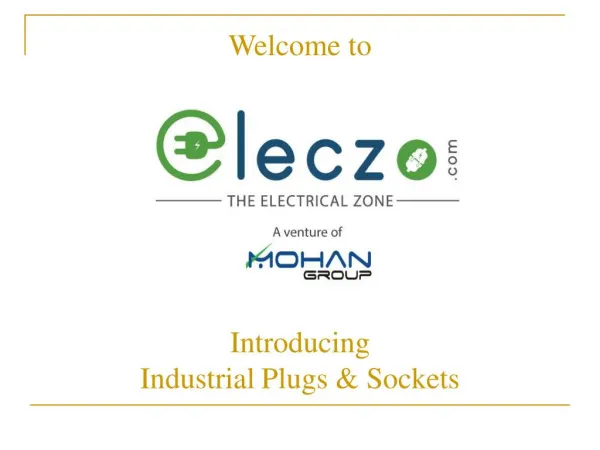 Shop for Plugs & Sockets -Eleczo | India