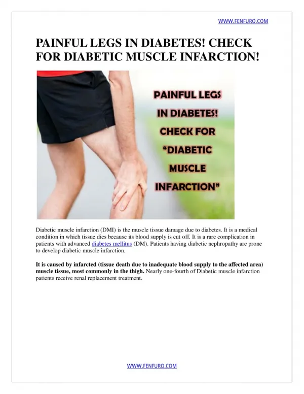 Painful Legs In Diabetes