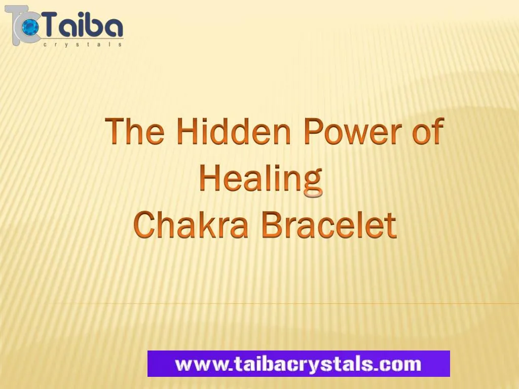 the hidden power of healing chakra bracelet