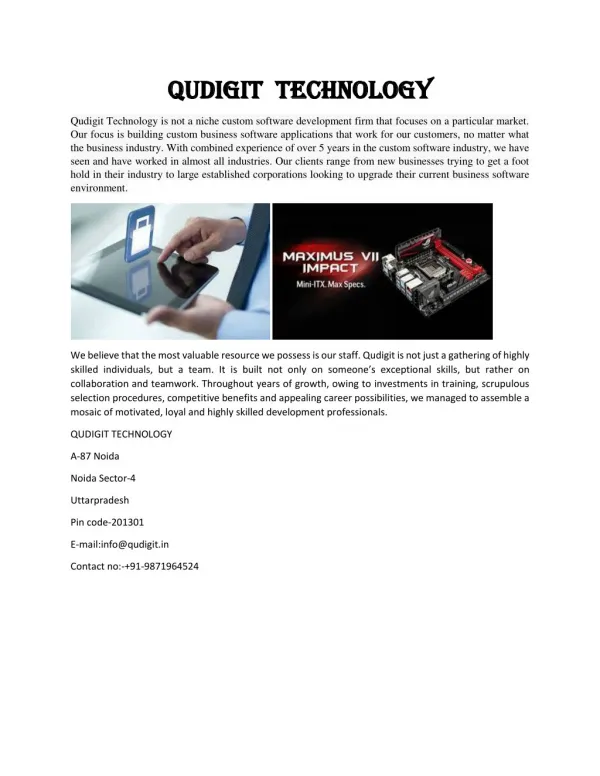 Qudigit Technology