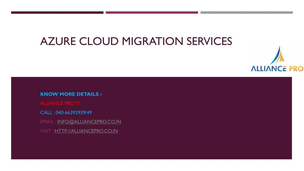 azure cloud migration services