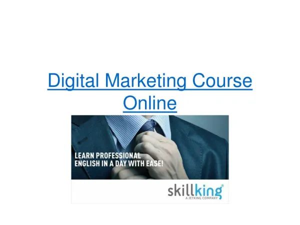 Learn Online Digital Marketing Course From Experts-Skillking