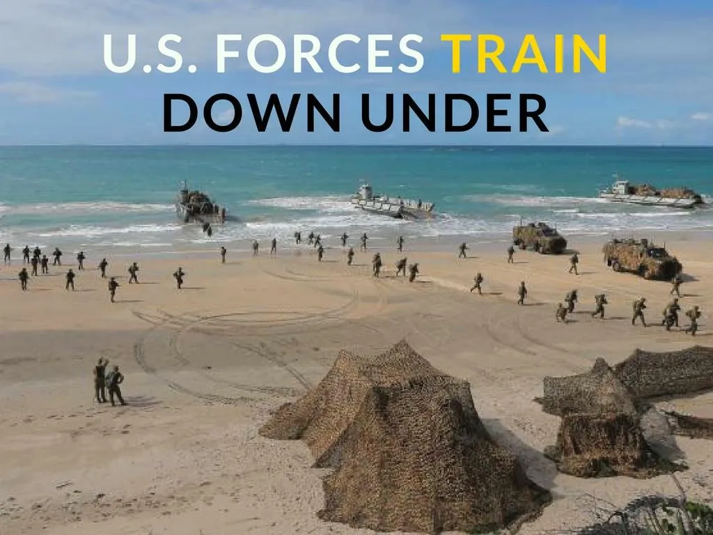 u s forces train down under