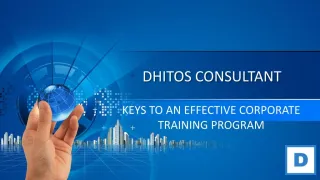 Tips for an Effective Corporate Training Program - slide 1