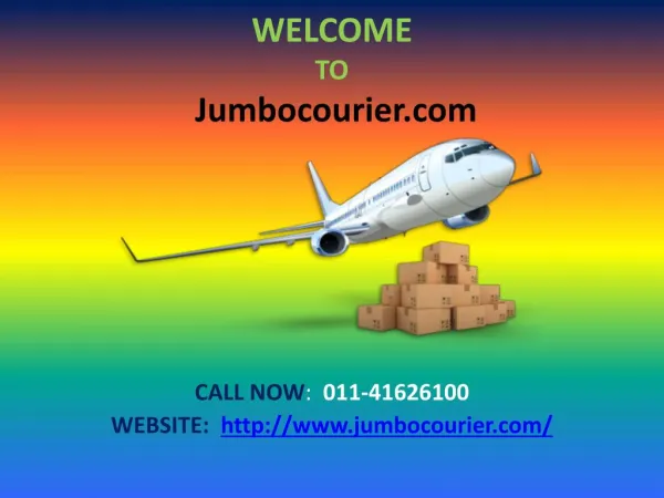 Get Cargo Services In Delhi Provided By Jumbocourier