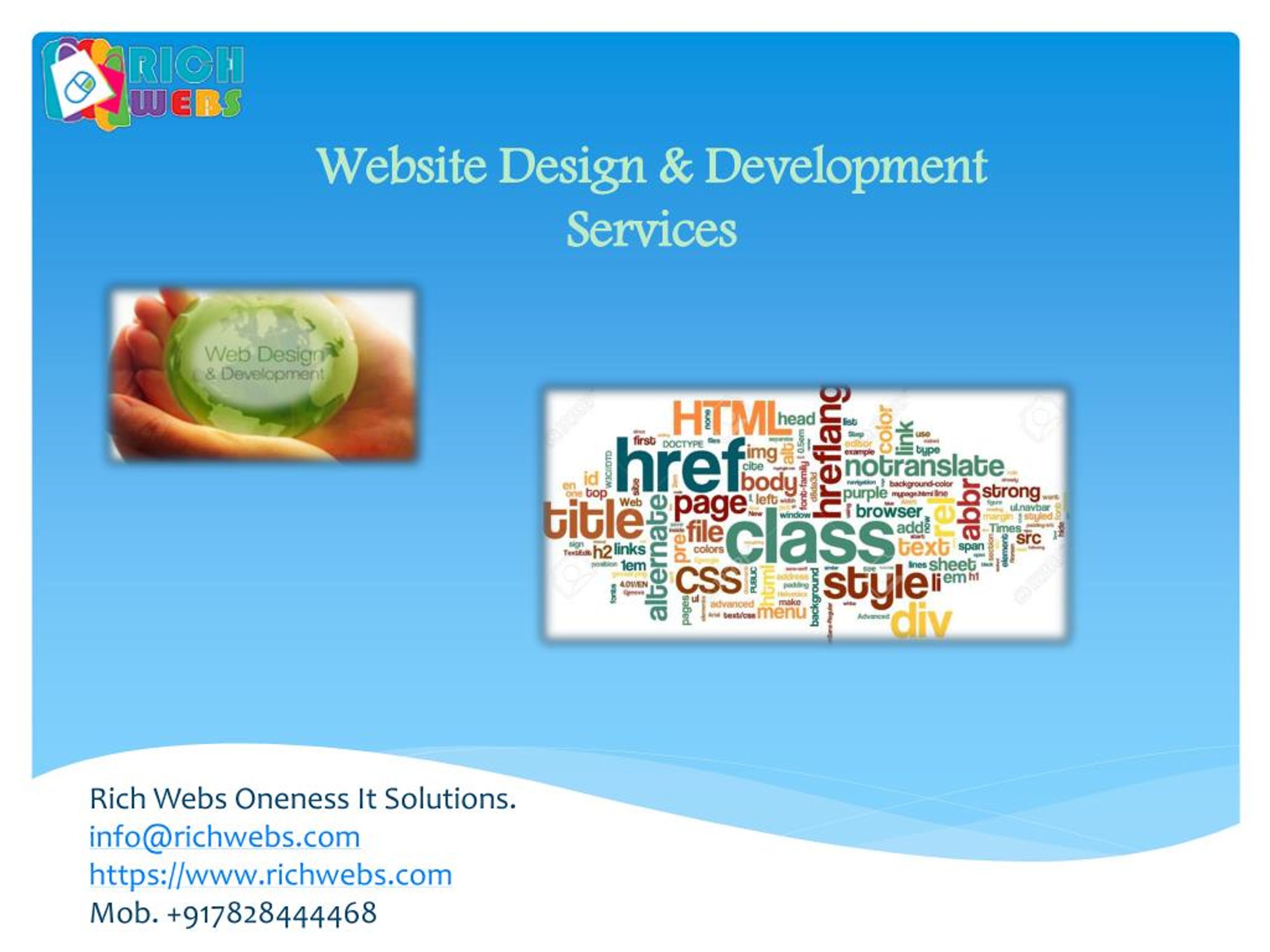 PPT - Web Designing and Development Services PowerPoint Presentation ...