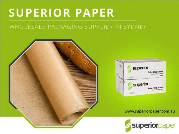 Superior Paper - Wholesale Packaging Supplier in Australia