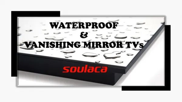 Waterproof and Vanishing Mirror TVs