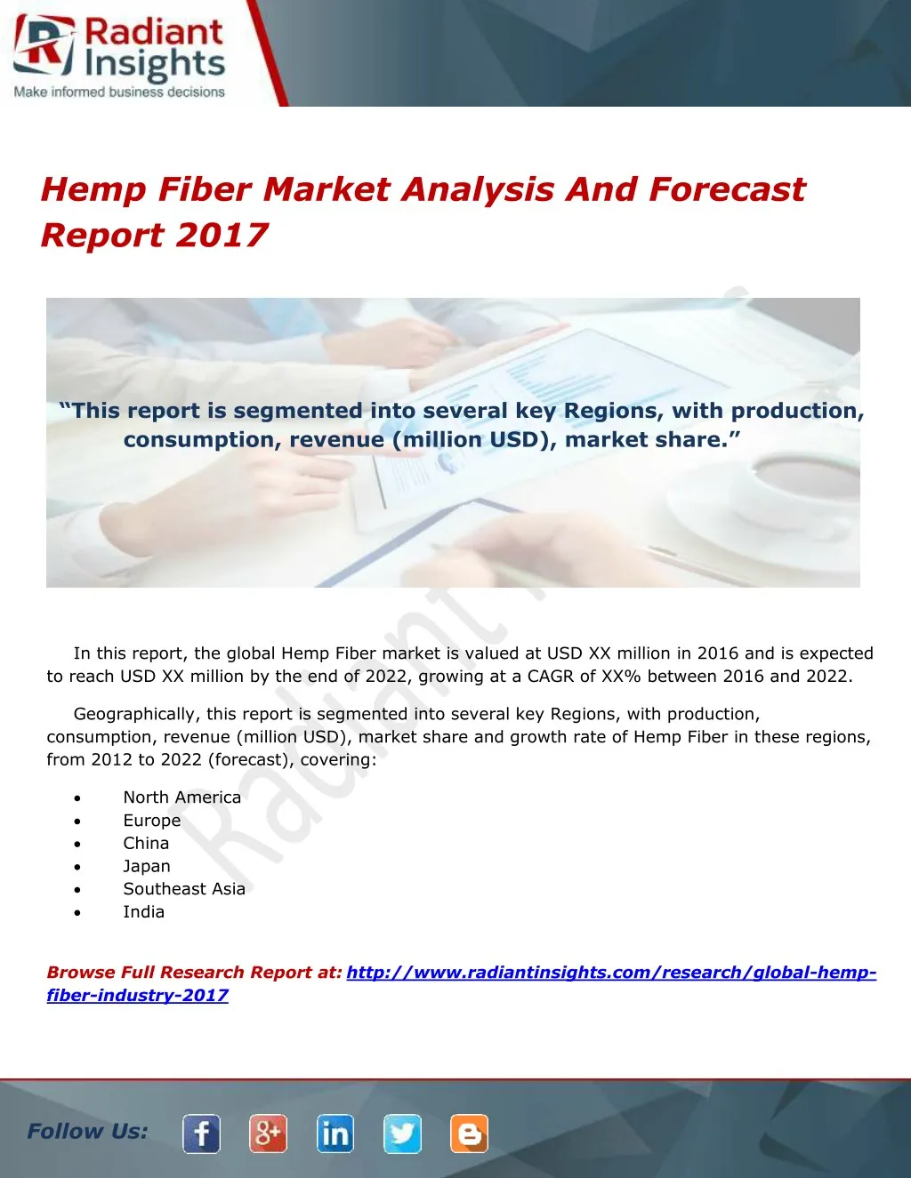 hemp fiber market analysis and forecast report