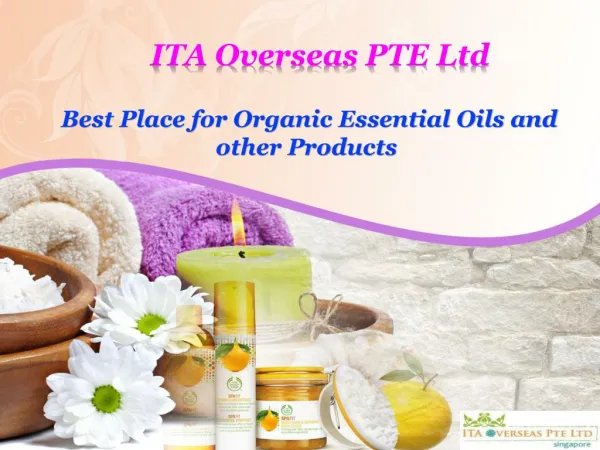 Best Place for Organic Essential Oils and other Products