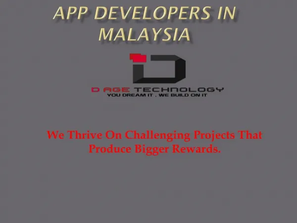Top Android App Developer Malaysia